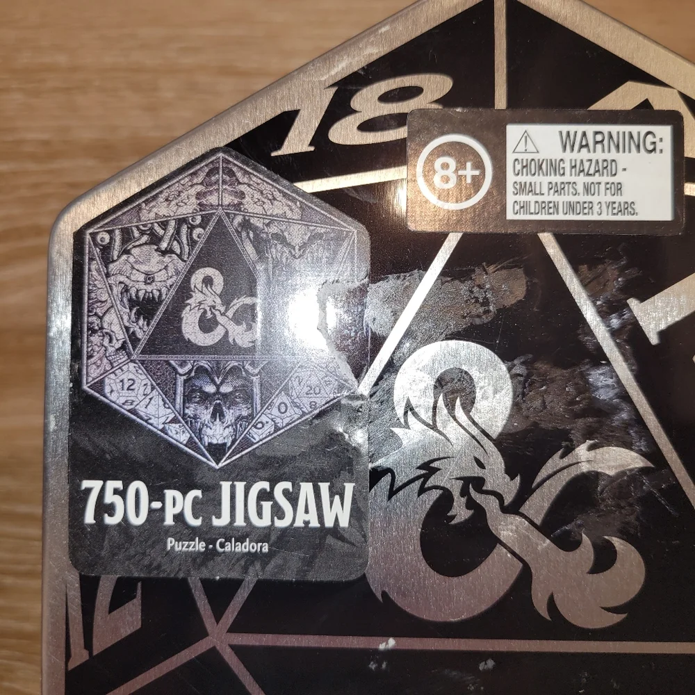 Dungeons And Dragons Jigsaw Puzzle Caladora 750 Pieces New